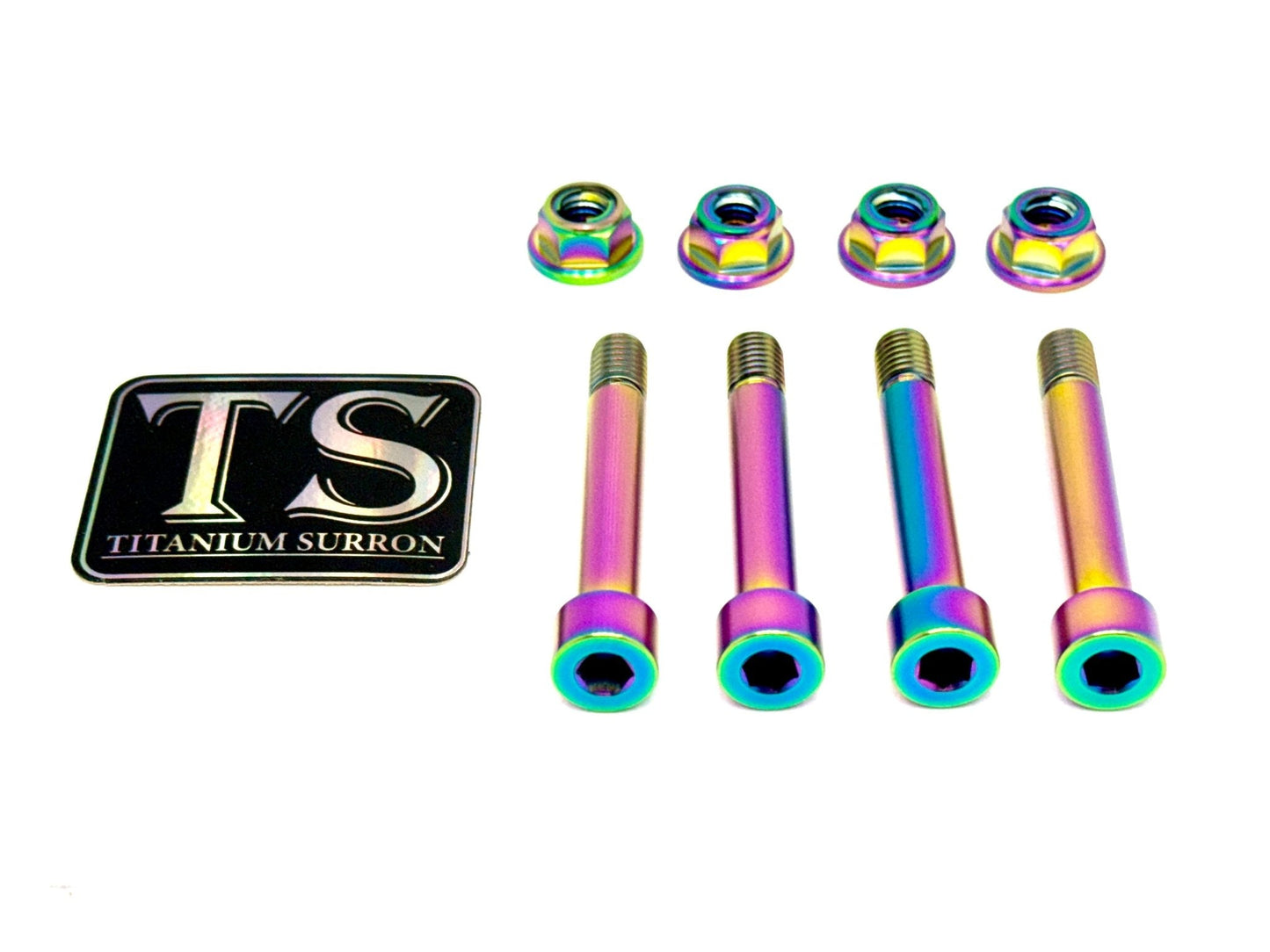 Titanium Rear Suspension/ Linkage  Bolt Kit for E-Ride Pro (8 pcs)